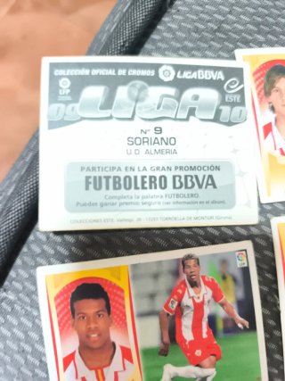 Cartas Fútbol U.D. Almería 09-10