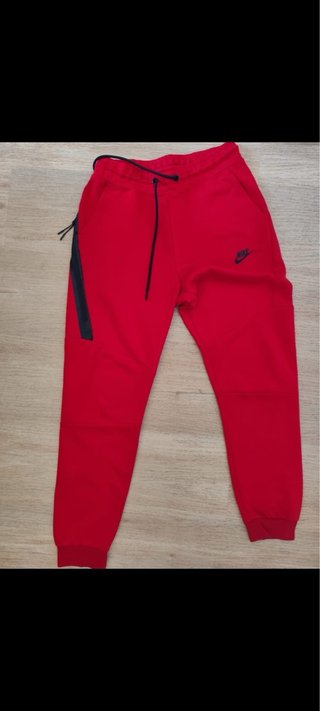 Pantalones Nike Tech Fleece Rojos
