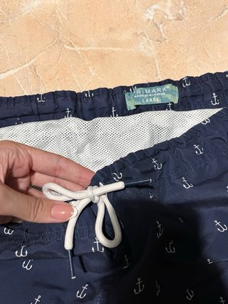 Bañador azul con anclas Talla L