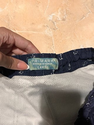 Bañador azul con anclas Talla L