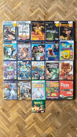 Lote Juegos PS2, PC y Wii
