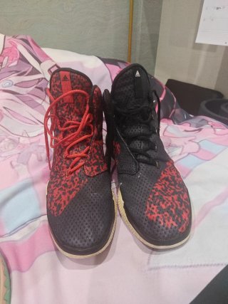 Adidas Bounce Hombre Negro/Rojo