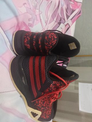 Adidas Bounce Hombre Negro/Rojo