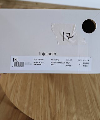 Scarpe sneakers Liu Jo Benson 01 num. 35 nuove