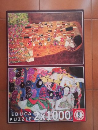 Puzzle Educa 2x1000 El Beso El Árbol de la Vida