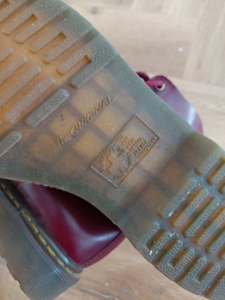 Botas Dr. Martens Rojo Vino Talla 41