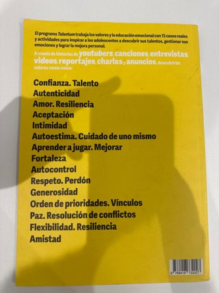 Talentum, 3 Secundaria programa de valores y de...