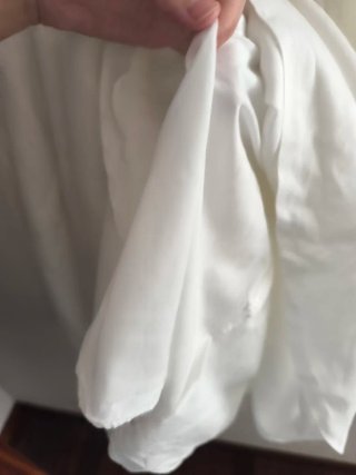 Vestido Zara Blanco Lino T M