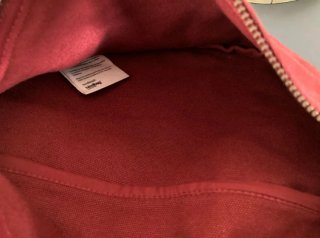 Riñonera Hindbag burdeos nueva algodón orgánico