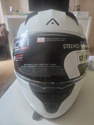 Casco Integral ADN STELVIO Blanco A estrenar