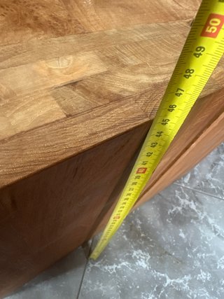 Mesa centro madera maciza robusta