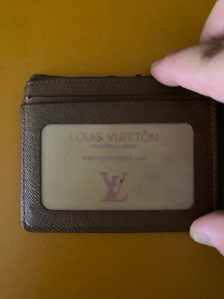 Portafogli Louis Vuitton marrone