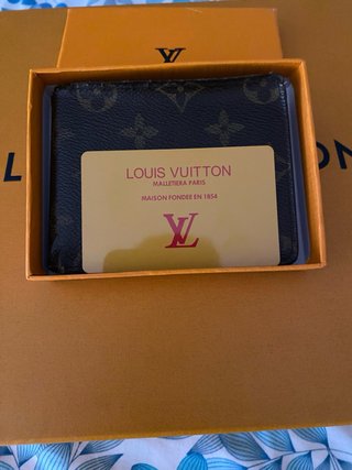 Portafogli Louis Vuitton marrone