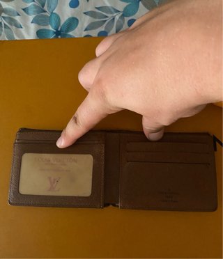 Portafogli Louis Vuitton marrone