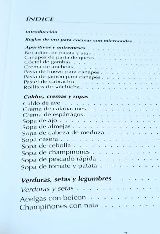 Cocina con microondas para principiantes