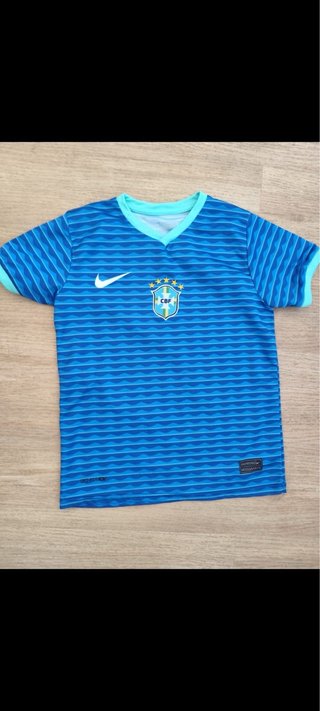 Camiseta Nike Brasil CBF Azul