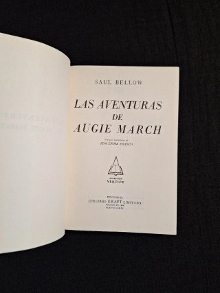 Saul Bellow. Las aventuras de Augie March