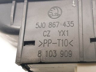 MANDO ELEVALUNAS TRASERO DERECHO SKODA SKODA FABIA (5J2) 2007-2014