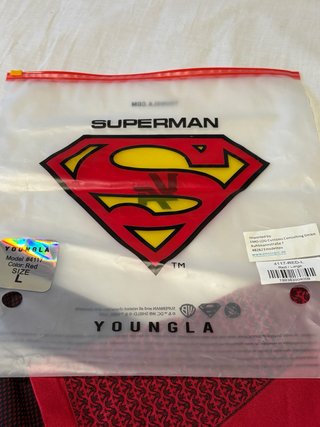 Gymshark YoungLA Superman camisetas deportivas L