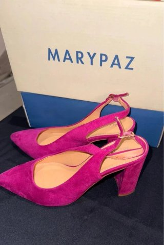 Zapatos de tacón Marypaz fucsia