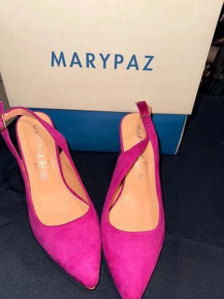 Zapatos de tacón Marypaz fucsia
