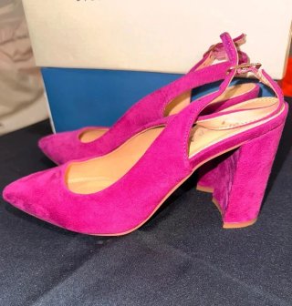 Zapatos de tacón Marypaz fucsia