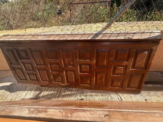 Puertas de madera con marco