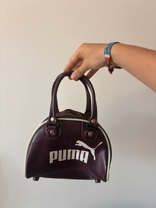 Bolso Puma granate pequeño