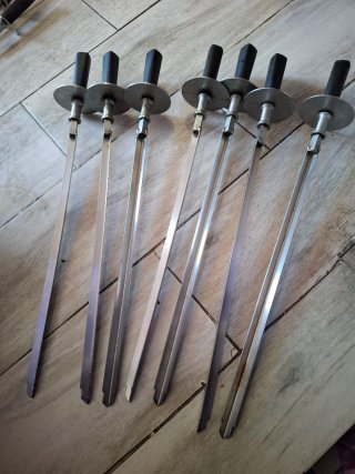 Set de 7 brochetas para asador