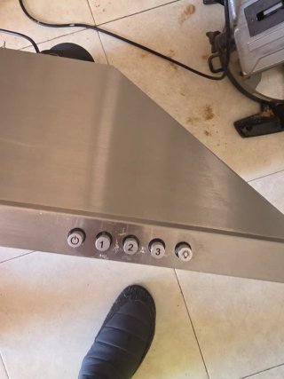 Campana extractora cocina acero inoxidable.SABA