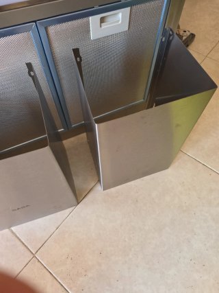 Campana extractora cocina acero inoxidable.SABA