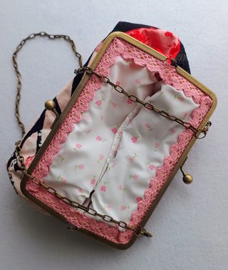 Bolso de fiesta con mariposas