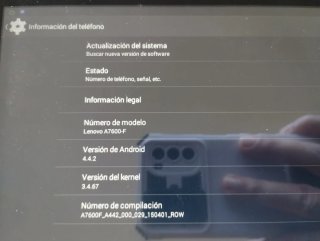 Tablet Lenovo A7600-F 16GB