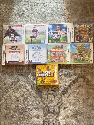 Lote 9 juegos Nintendo 3DS/DS