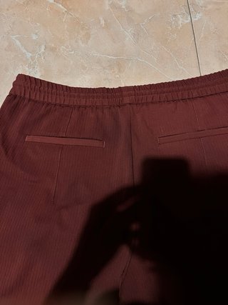 Pantalón Zara Talla L Hombre Rojo