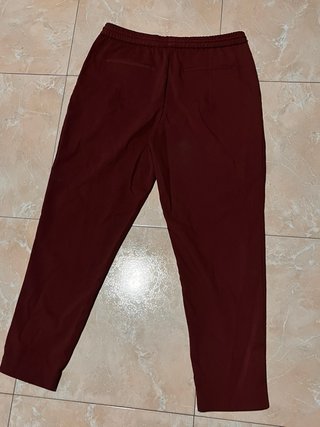 Pantalón Zara Talla L Hombre Rojo