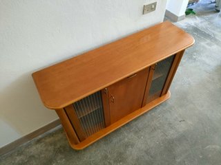 Mobiletto Vetrinetta Vintage Anni '90