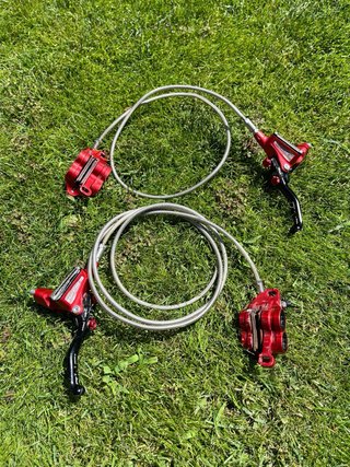 Frenos Hope Tech 3 V4 Rojos