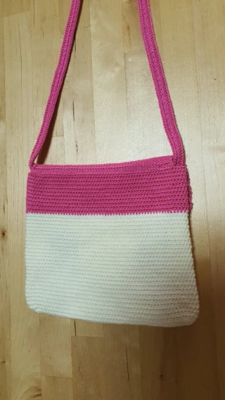 Bolso crochet casa niña.