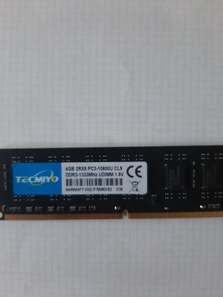 Módulo RAM DDR3 4GB Tecmiyo 1333MHz