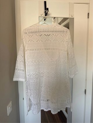 Oysho Vestido Playa Crochet Talla Única