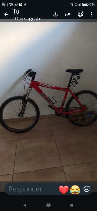 Bicicleta Specialized Hardrock Roja
