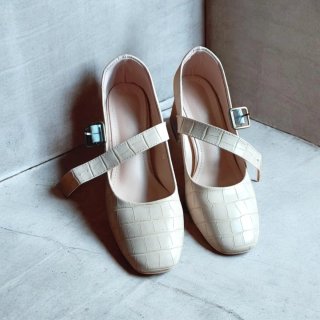 Zapatos tacón beige mujer Mery Jean