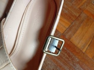 Zapatos tacón beige mujer Mery Jean