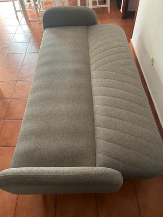 Sofá Cama Gris Tela