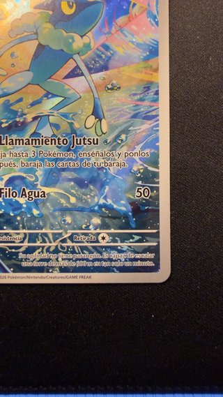 Carta Pokémon Frogadier CRI 89/86 Full Art