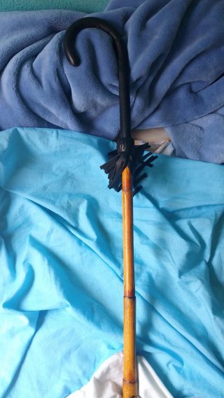 Cachava   con empalme negro