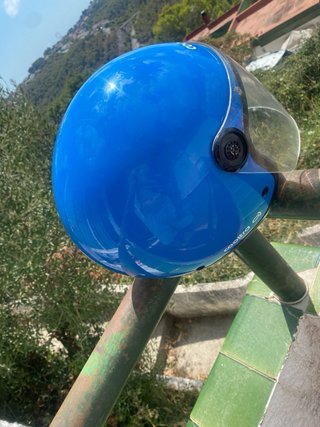 Casco Jet Azul Talla L