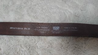 Cinturón Levi's Cuero Marrón Vintage