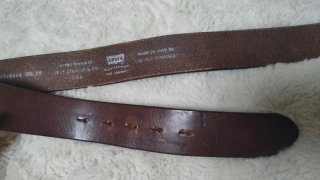 Cinturón Levi's Cuero Marrón Vintage